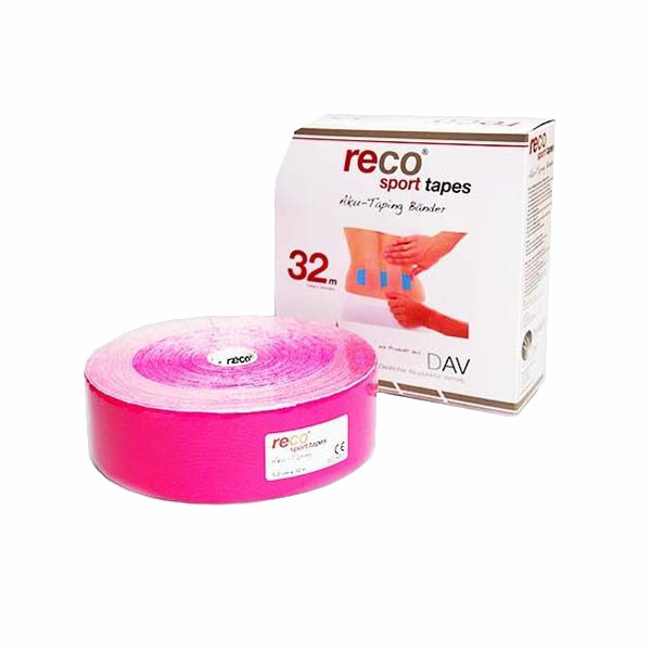 Reco Tape – bandă bandă pentru bandă kinesiologică, rolă mare (5cm x 32m)