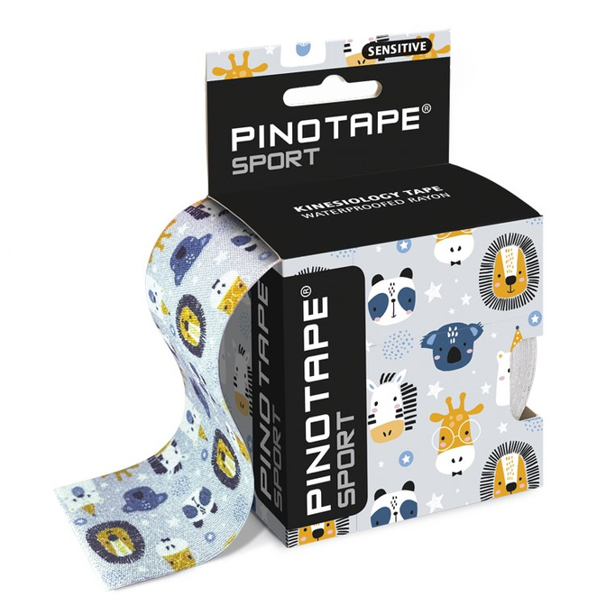 Pino Tape Sensitive - Benzi de kinesiologie pentru față, gât, decolteu (5cm x 5m)