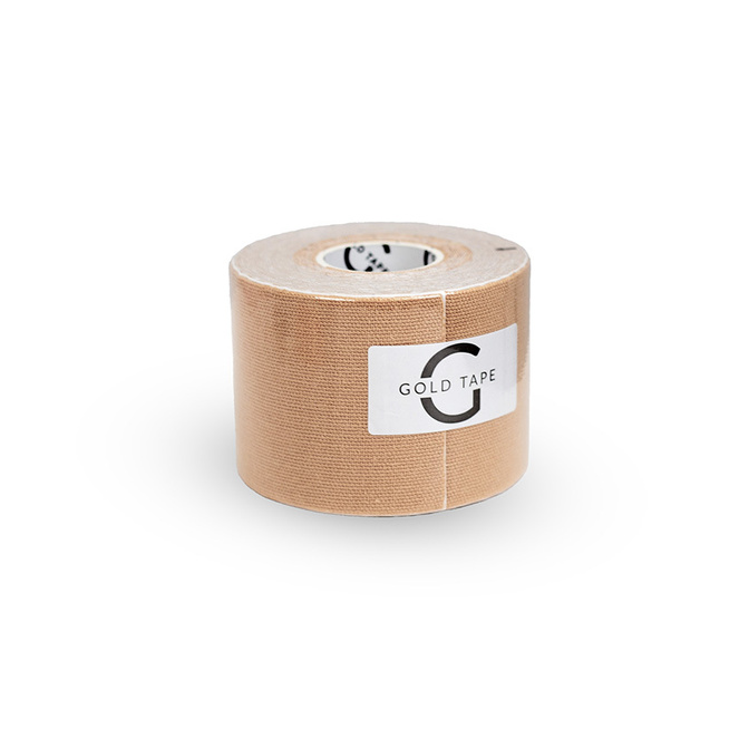Gold Tape banda kinesiologica pentru sani culoare bej (5cm x 5m)