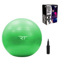 Minge de reabilitare Rea Tape Yoga Ball cu pompă, 75 cm