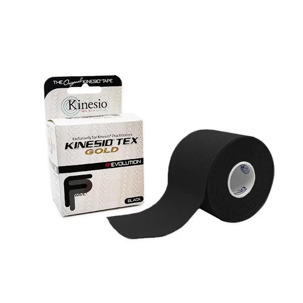 Kinesio Tex Gold FP - plasturi cu bandă tocită pentru bandă kinesiologică (5cm x 5m)