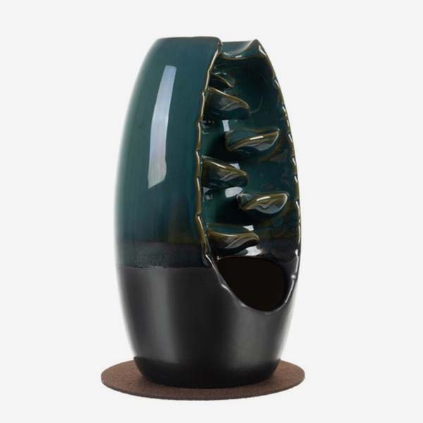 Lampa aromaterapeutică – tămâie Acus Med | Cascadă ceramică + fitile