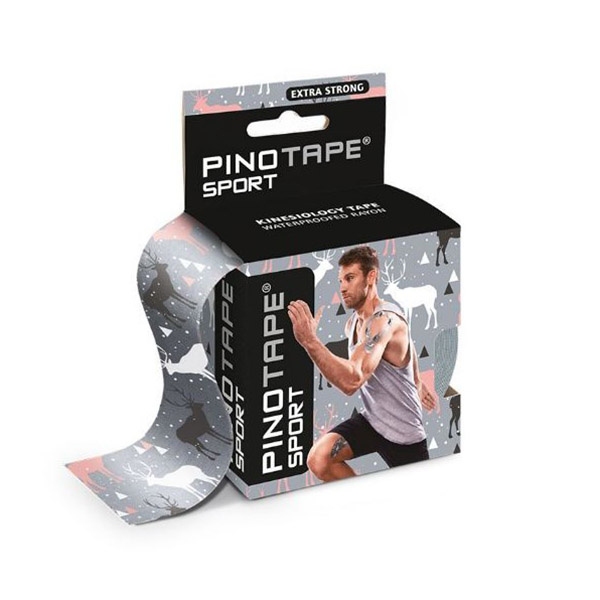 Pino Tape Pro Sport - Plasturi cu bandă pentru taping kinesiologic (5cm x 5m)