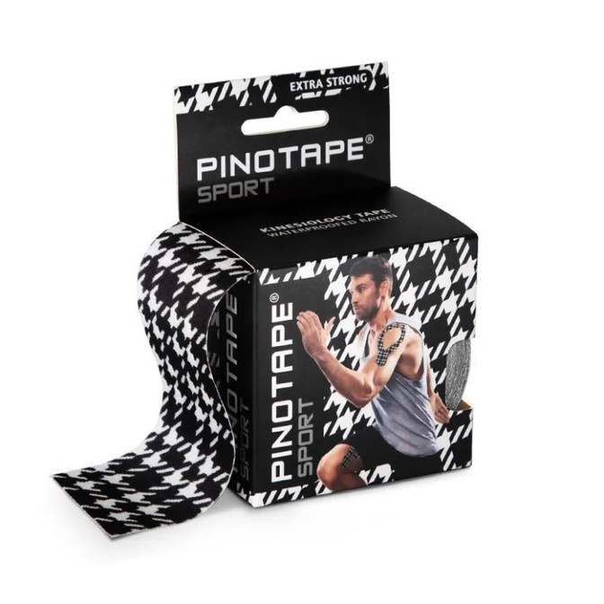 Pino Tape Pro Sport - Plasturi cu bandă pentru taping kinesiologic (5cm x 5m)