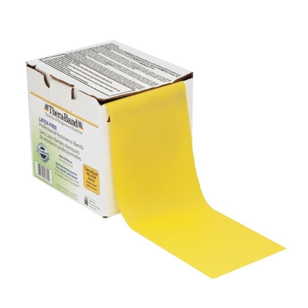 Banda Thera Band fără latex pentru exerciții și reabilitare, 0,5 m