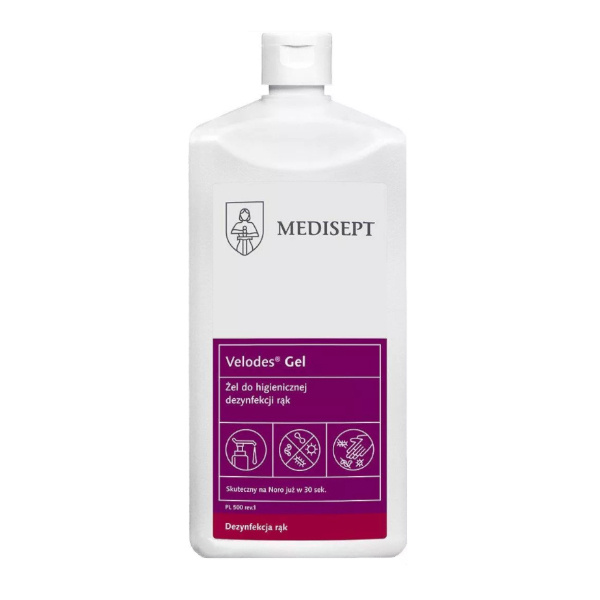 Velodes Gel Medisept - gel pentru dezinfectarea igienică și chirurgicală a mâinilor 500 ml