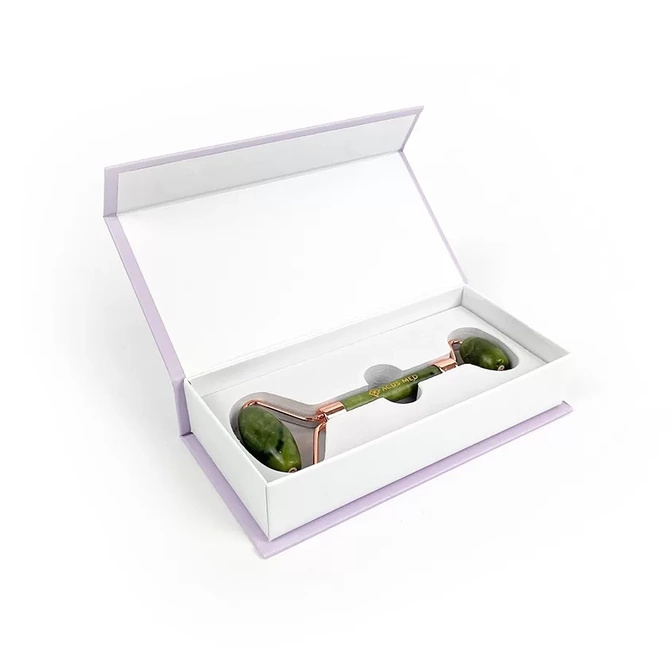 Gua Sha Jade Roller | Rolă de masaj facial Acus Med - verde