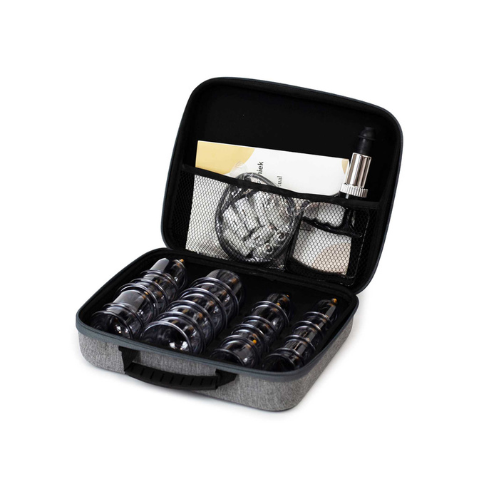 Ventuze din plastic Acus Med în valiză – set de 20 de bucăți