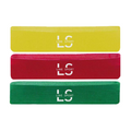 Set de 3 benzi de rezistență pentru exerciții – benzi textile Flex Band Line Sport