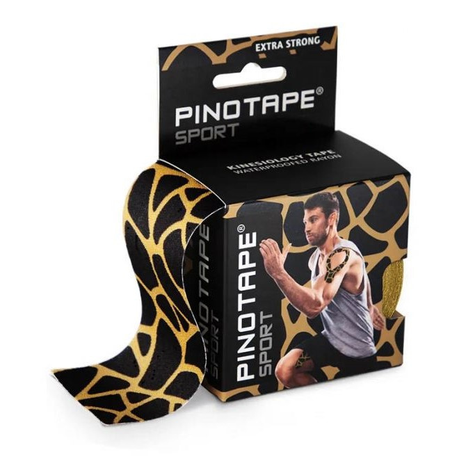 Pino Tape Pro Sport - Plasturi cu bandă pentru taping kinesiologic (5cm x 5m)