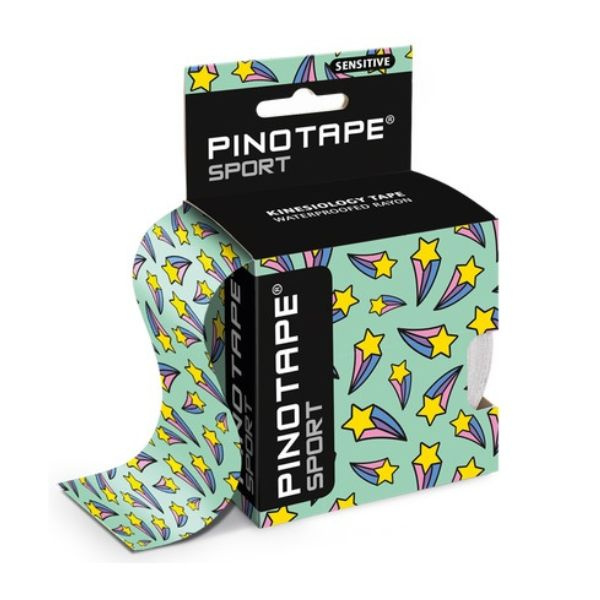 PinoTape Sensitive - benzi kinesiologice pentru fata, gat si decolteu (5cm x 5m)