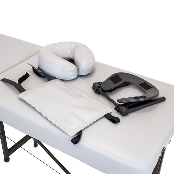 Masă de masaj pliabilă din aluminiu cu două segmente – Tytan Akito