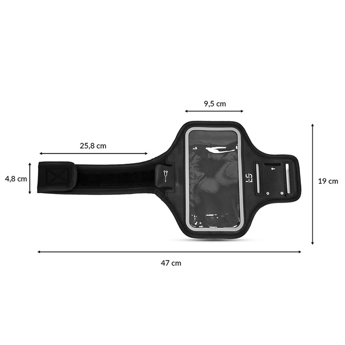 Brățară pentru telefon de alergare Line Sport