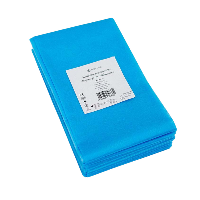 Aleza medicală pliabilă Acus Med din material netesut (10 buc.) 80 x 210 cm