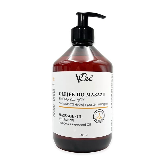 Ulei natural de masaj vegan VCee 500 ml