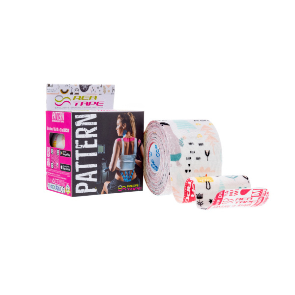 Rea Tape Pattern - bandă pentru taping kinesiologic (5cm x 5m)