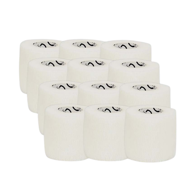 Set: 12 x Bandaj coeziv Gold Tape (5 cm x 4,5 m)