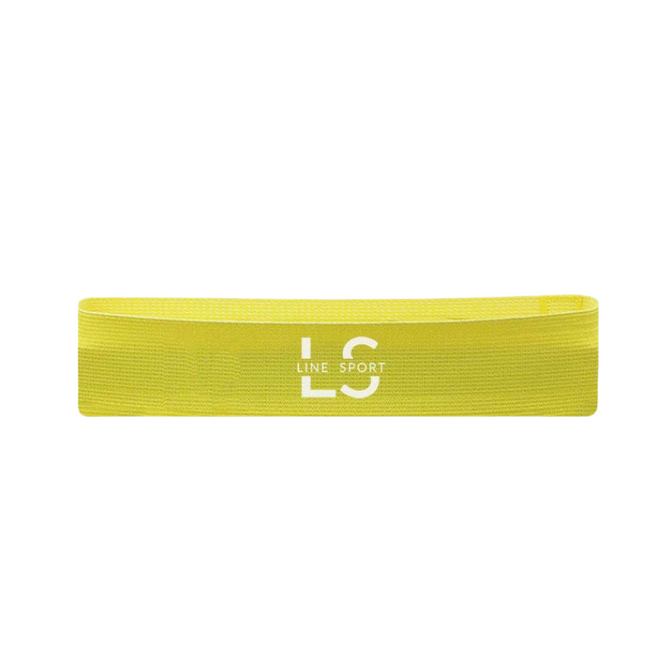 Set de 3 benzi de rezistență pentru exerciții – benzi textile Flex Band Line Sport