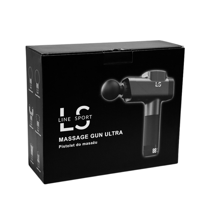 Masajator cu vibrații portabil | Pistol de masaj Massage Gun Ultra Line Sport