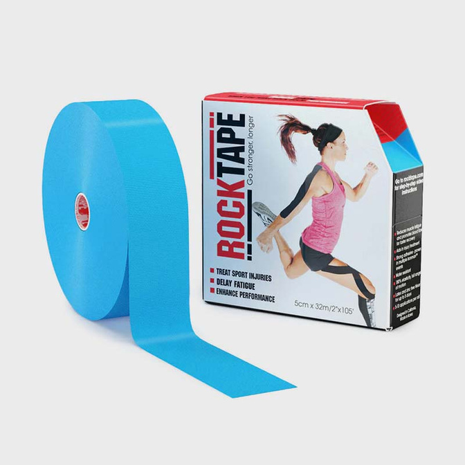 Rock Tape – benzi pentru kinesiotaping, rolă mare (5 cm x 32 m)