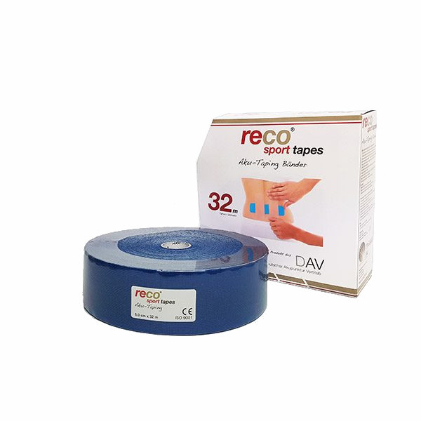 Reco Tape – bandă bandă pentru bandă kinesiologică, rolă mare (5cm x 32m)