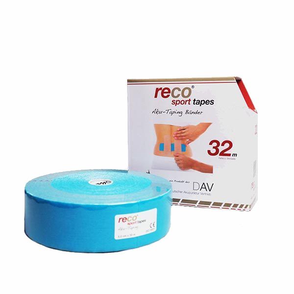 Reco Tape – bandă bandă pentru bandă kinesiologică, rolă mare (5cm x 32m)