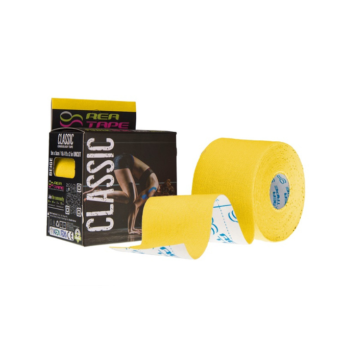 Rea Tape Classic - Plasturi cu bandă pentru taping kinesiologic (5cm x 5m)