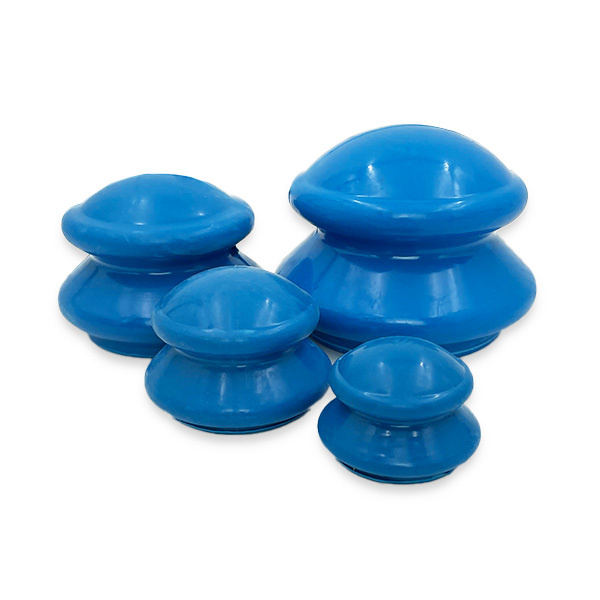 Ventuze din cauciuc pentru masaj corporal Acus Med - set de 4
