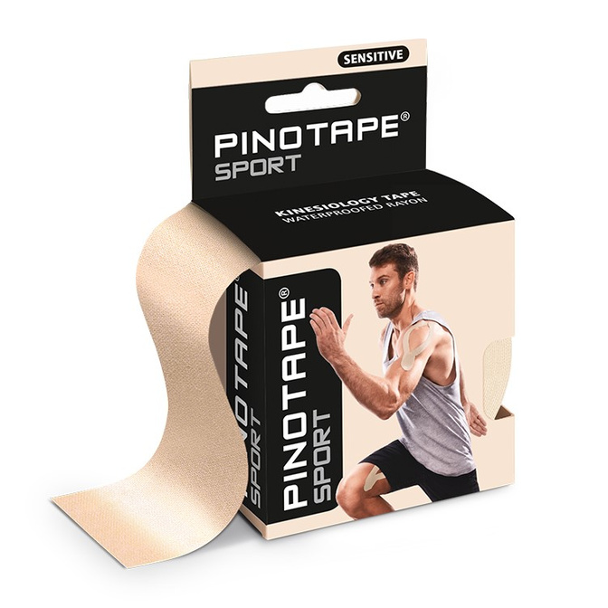 Pino Tape Sensitive - Benzi de kinesiologie pentru față, gât, decolteu (5cm x 5m)