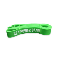 Banda de rezistență pentru exerciții Rea Power Band, verde, 54 - 79 kg