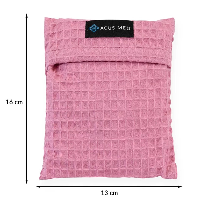 Termofor ecologic Acus Med cu sâmburi de vișine 16 x 13 cm