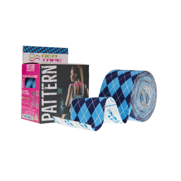 Rea Tape Pattern - bandă pentru taping kinesiologic (5cm x 5m)