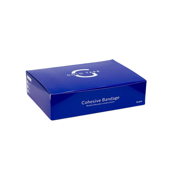 Set: 12 x Bandaj coeziv Gold Tape (5 cm x 4,5 m)