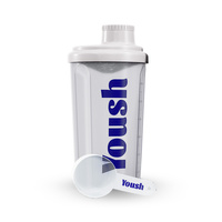 Yoush nutrition shaker 700ml + pahar de măsurare