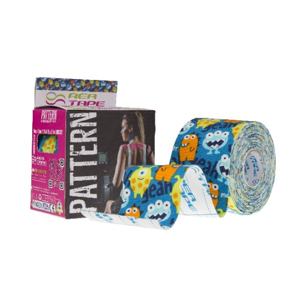 Rea Tape Pattern - bandă pentru taping kinesiologic (5cm x 5m)