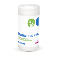 Mediwipes Plus Medilab - servetele dezinfectate suprafete, tub de 100 buc.