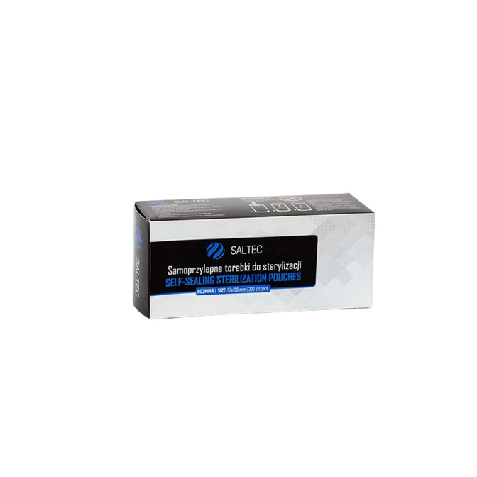 Pungi pentru sterilizare Saltec (57 x 100 mm) 200 buc.