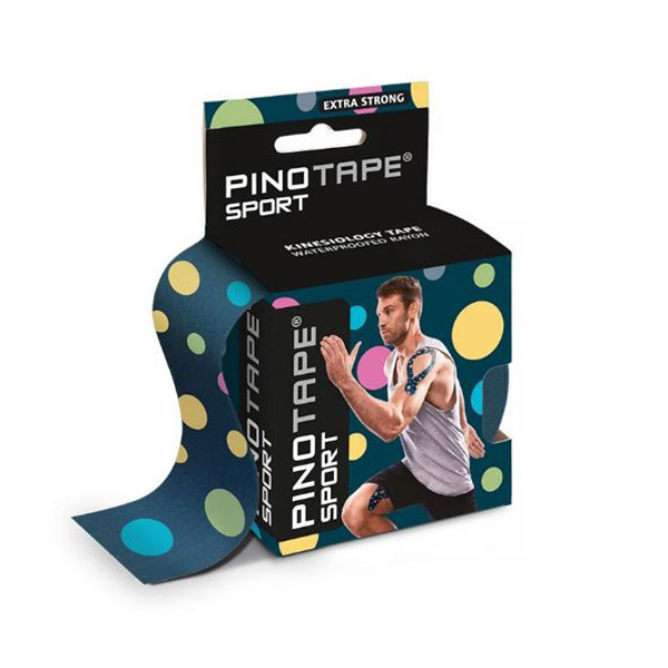 Pino Tape Pro Sport - Plasturi cu bandă pentru taping kinesiologic (5cm x 5m)