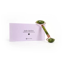 Gua Sha Jade Roller | Rolă de masaj facial Acus Med - verde