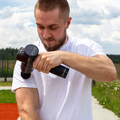 Masajer manual cu vibrații | Pistol de masaj Massage Gun ACTIVE Line Sport