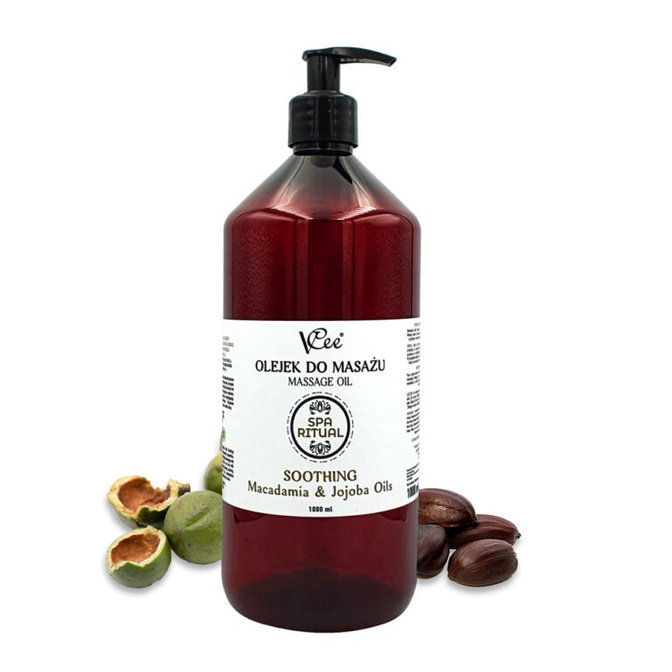 Ulei de masaj natural vegan VCee 1000 ml