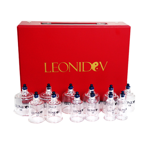 Set de ventuze de vid fără foc cu pompă | în cutie Leonidov - 12 bucăți
