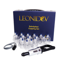 Set de ventuze de vid fără foc cu pompă în cutie Leonidov- 17 bucăți